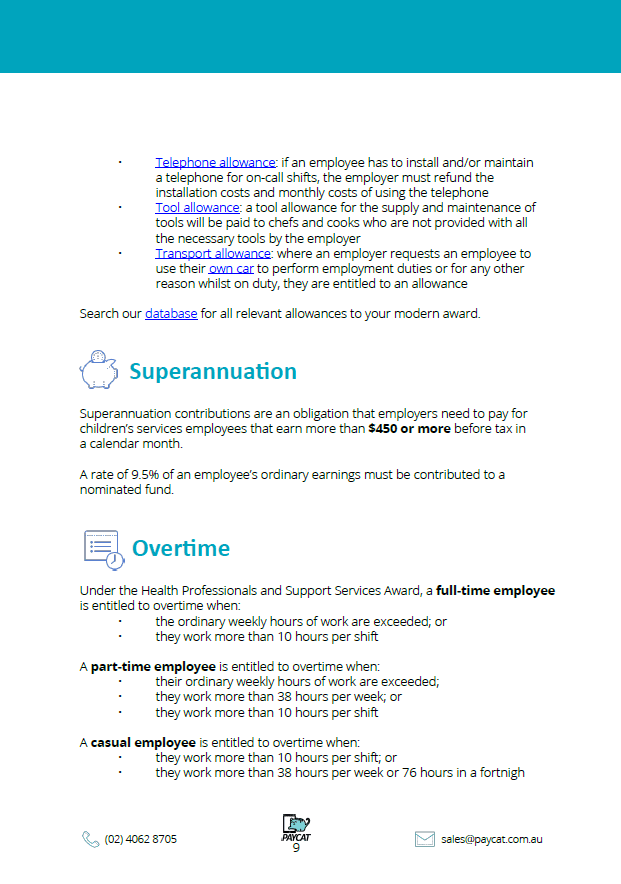 Health Professionals & Support Services Award eBook (MA000047)